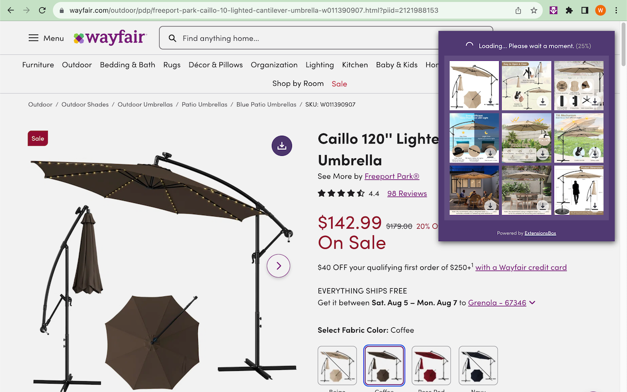 Wayfair 图片下载器截图4