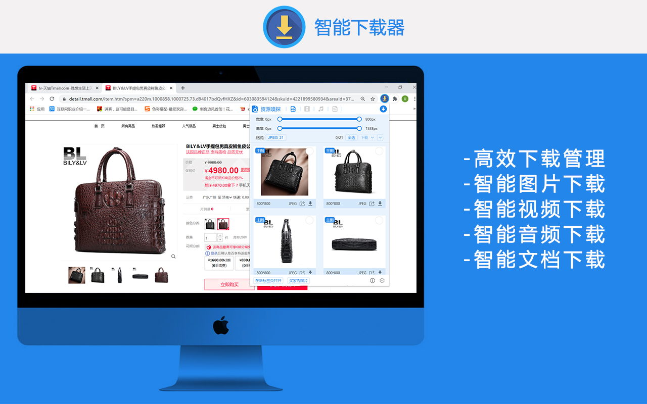 AIX智能下载器(图片/视频/音乐/文档) Pro截图1