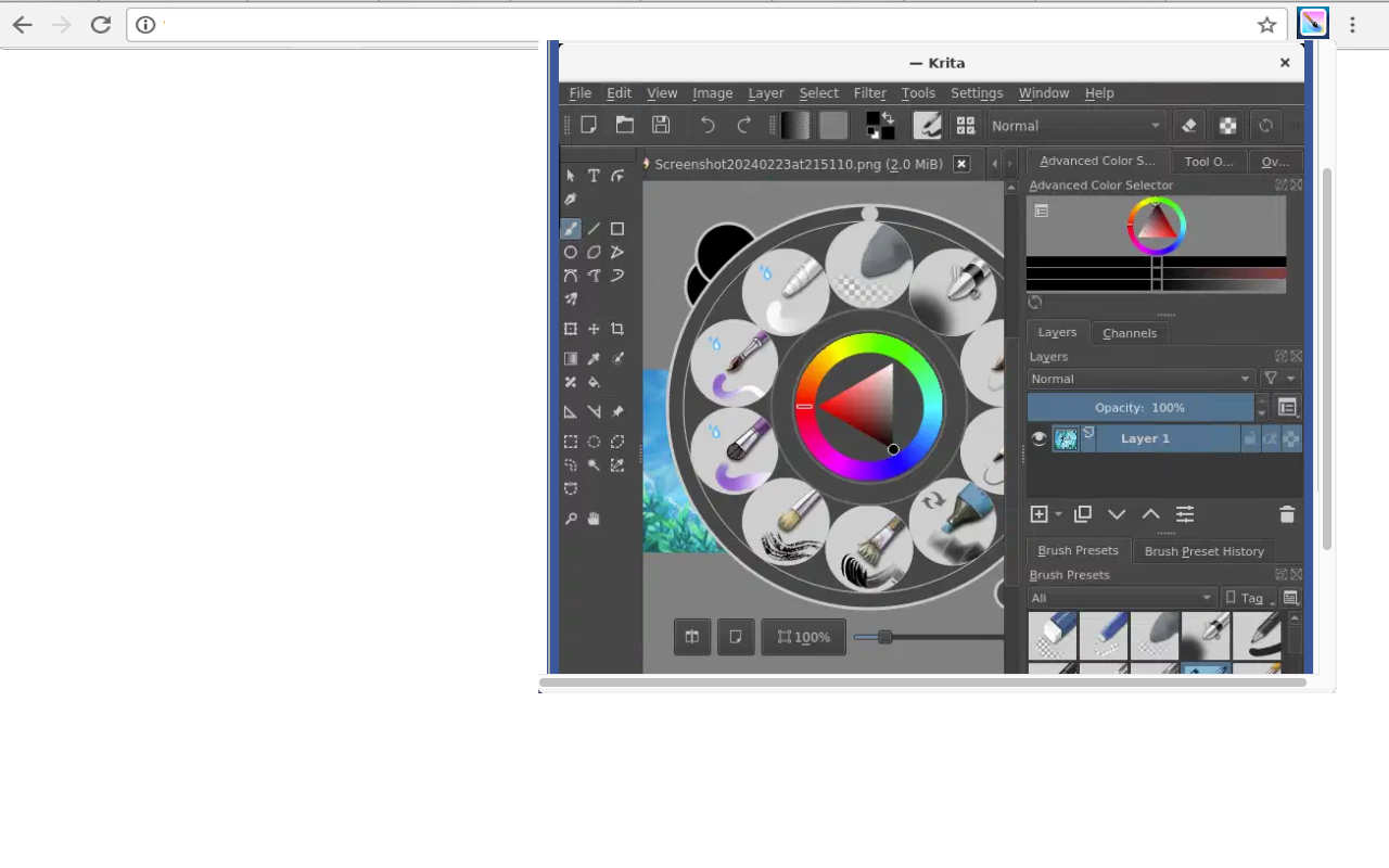 Krita - 图形编辑器截图1