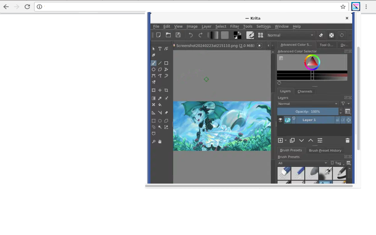 Krita - 图形编辑器截图3