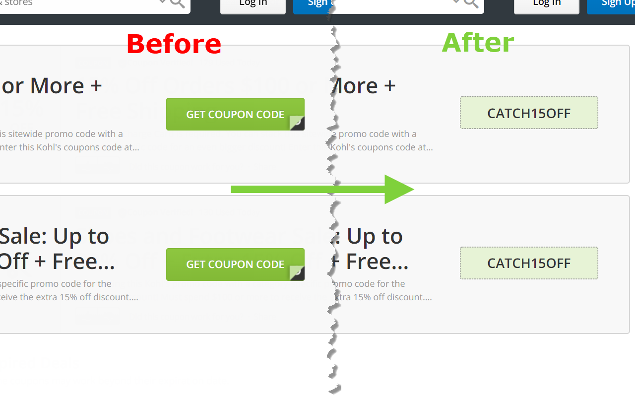 Coupon Code Unhider截图3