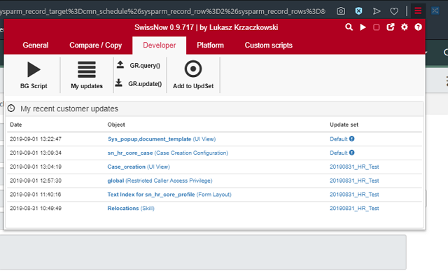 SwissNow OnPrem - ServiceNOW toolbox截图3