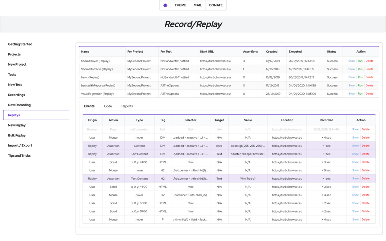 Record/Replay截图4