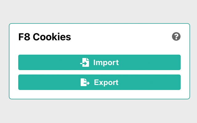 F8 Cookies - Share online accounts截图1