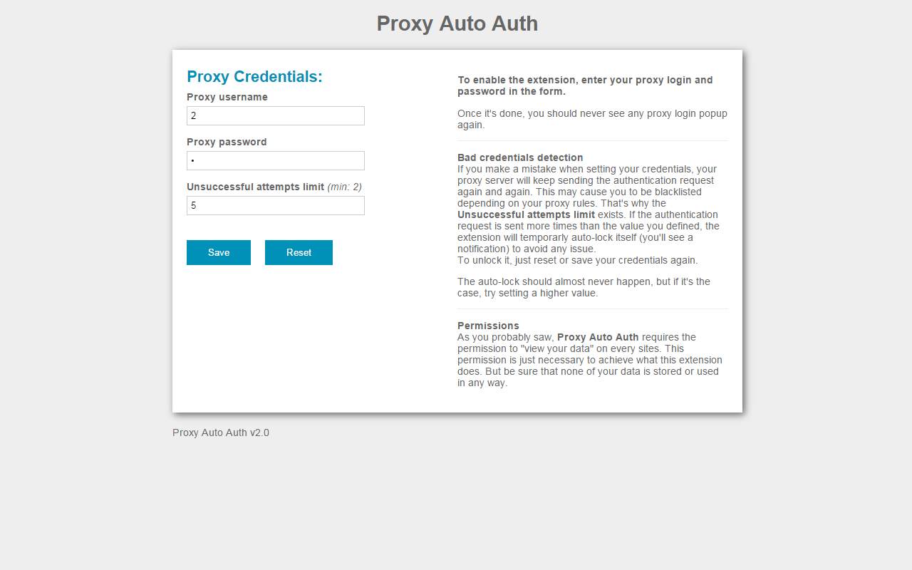Proxy Auto Auth截图1
