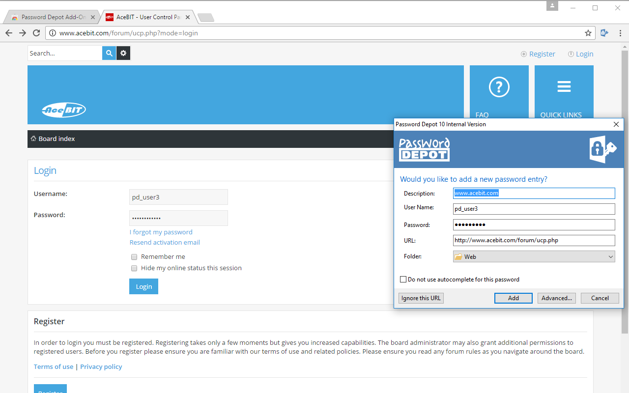 Password Depot Extension截图2