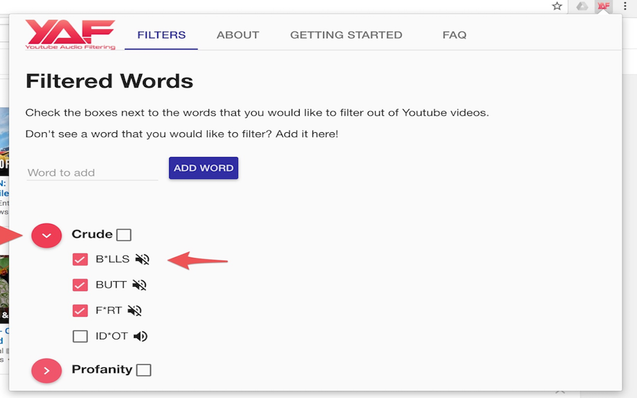 YouTube Audio Filtering截图2