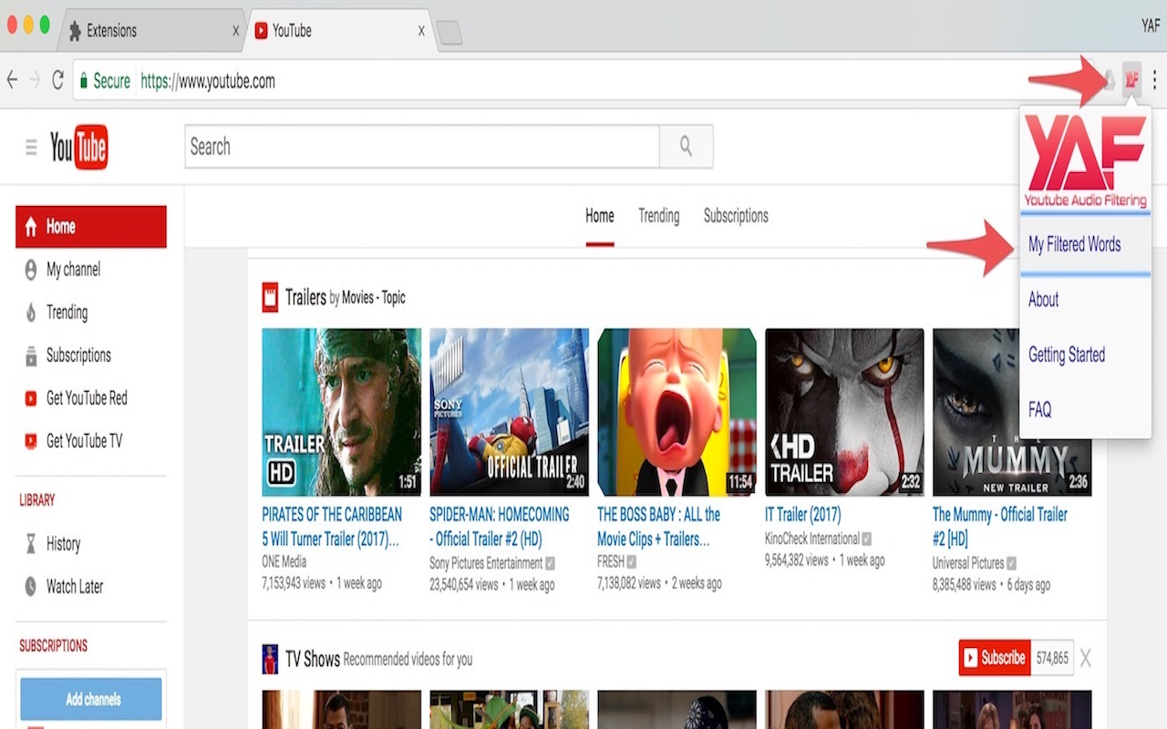 YouTube Audio Filtering截图4