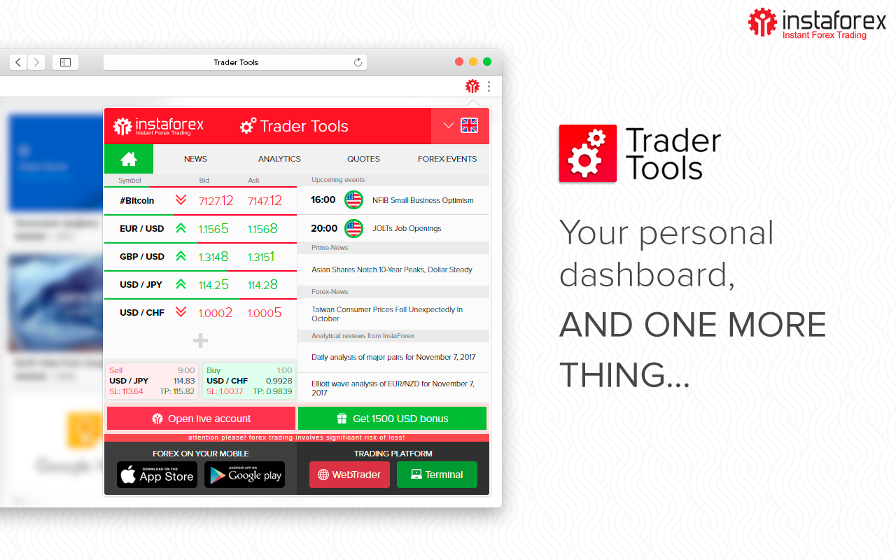 InstaForex Trader Tools截图3