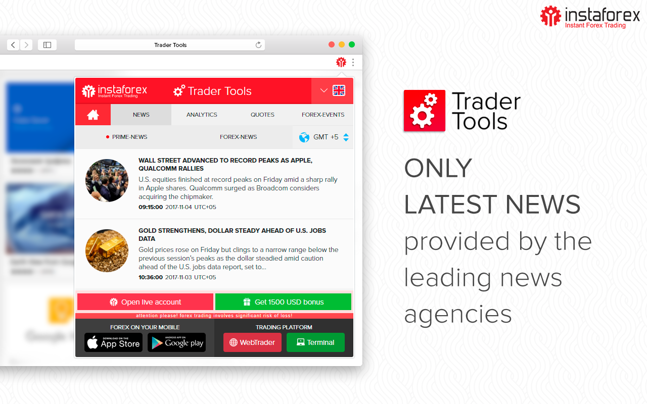 InstaForex Trader Tools截图4