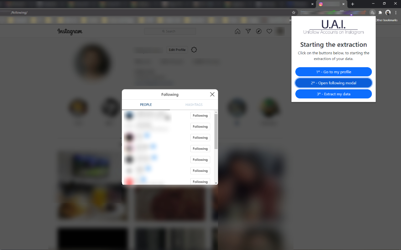 UAI - Unfollow Accounts on Instagram截图3