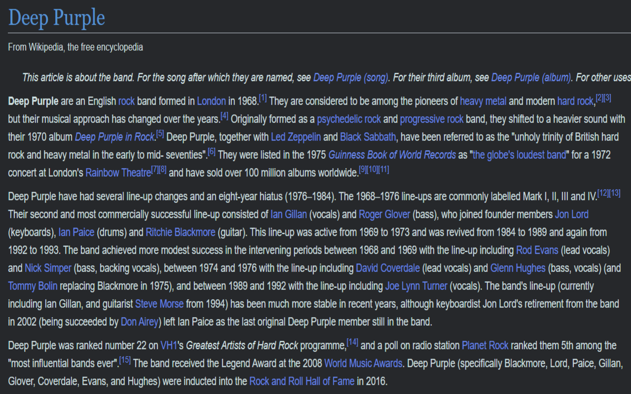 Darkipedia Dark Mode for Wikipedia截图1