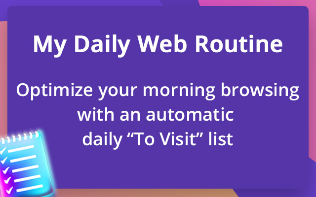 My Web Routine - Goodbye bookmarks截图2