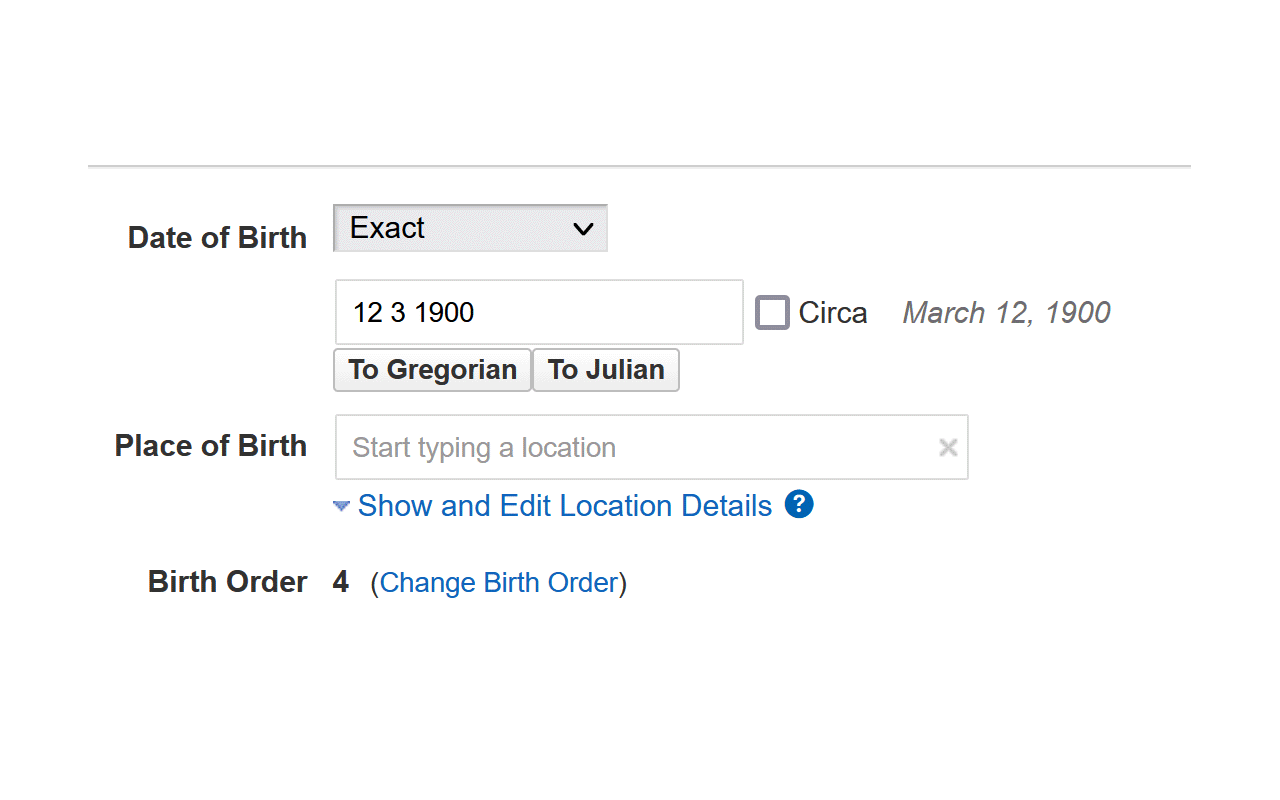 Geni Julian Calendar截图1