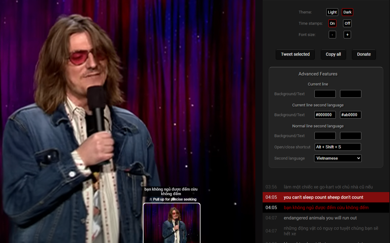 Seek Subtitles for YouTube截图2