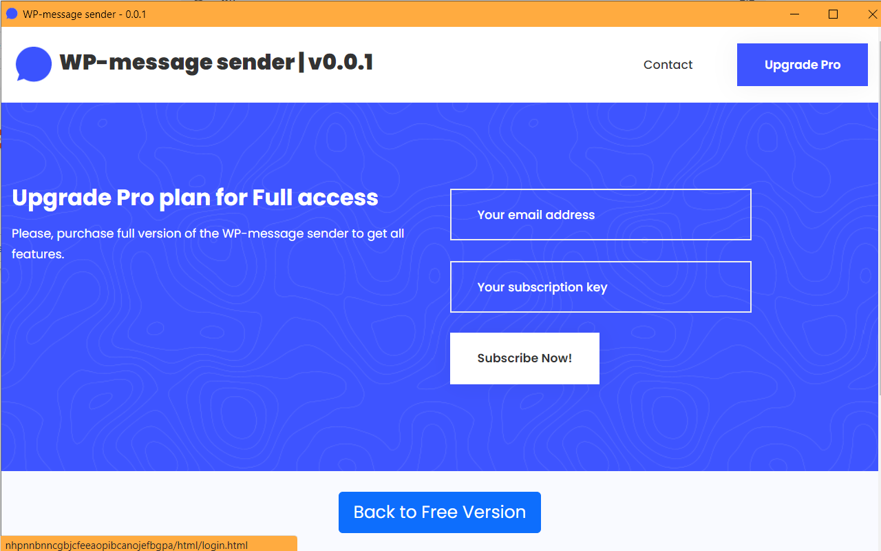 WP-message sender截图2