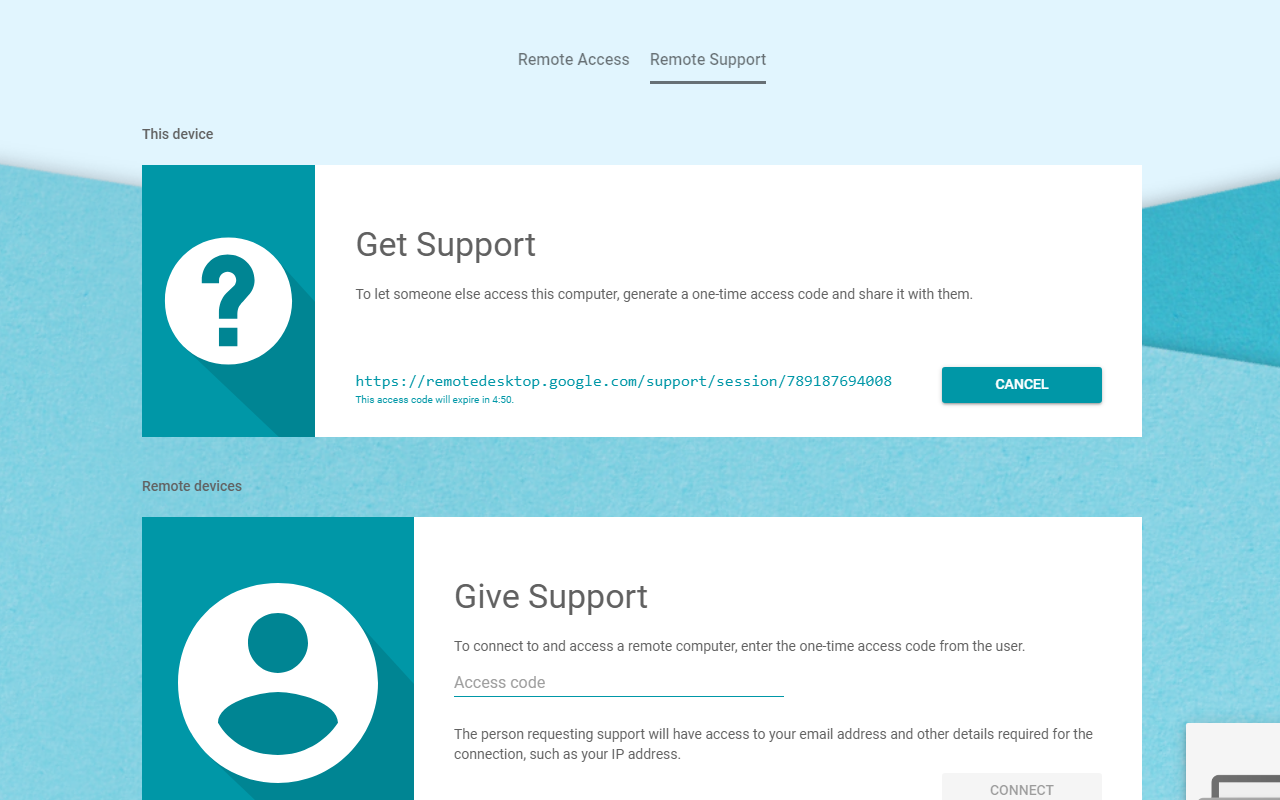 Chrome Remote Desktop Links截图1