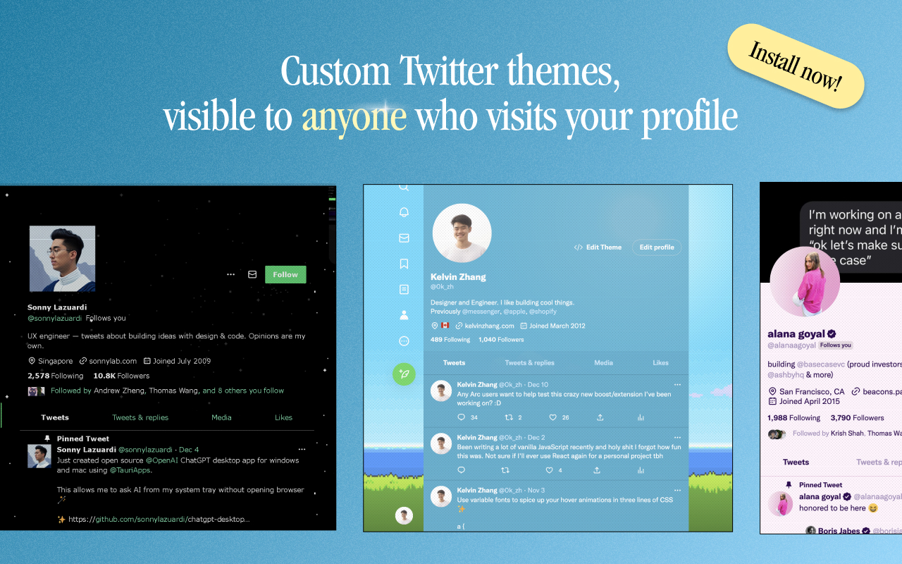 User Themes for Twitter截图2