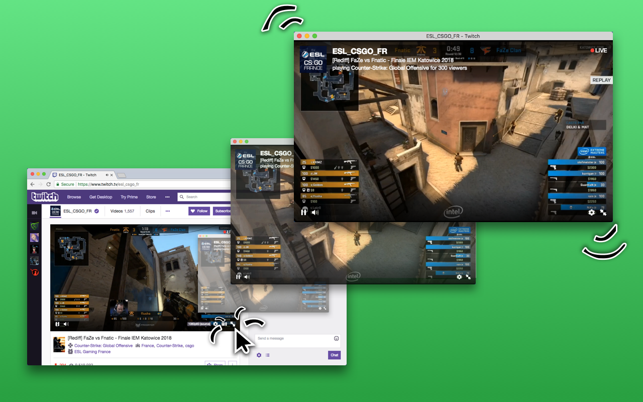 Windowed - floating Youtube/every website截图2