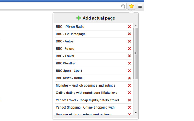 Temporary Bookmarks截图2