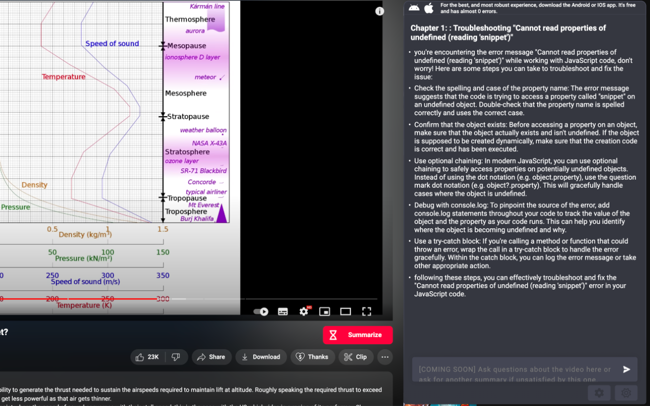 VidSummize - AI YouTube Summary with Chat GPT截图1