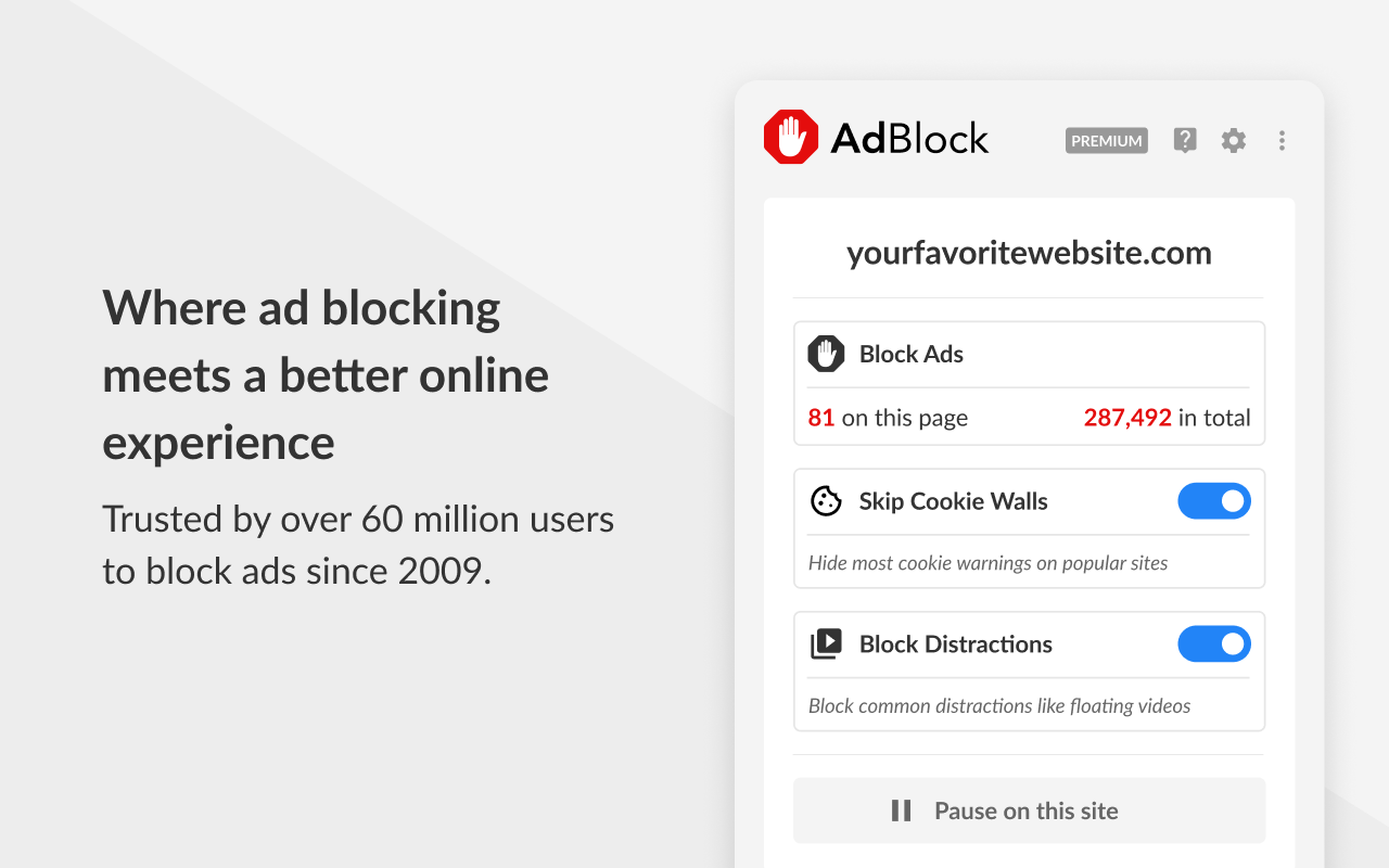 AdBlock - 拦截整个网络的广告截图3