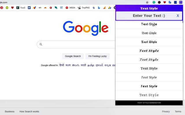 Text Style 𝐆𝐞𝐧𝐞𝐫𝐚𝐭𝐨𝐫 😎 🅾🅽🅻🅸🅽🅴截图1