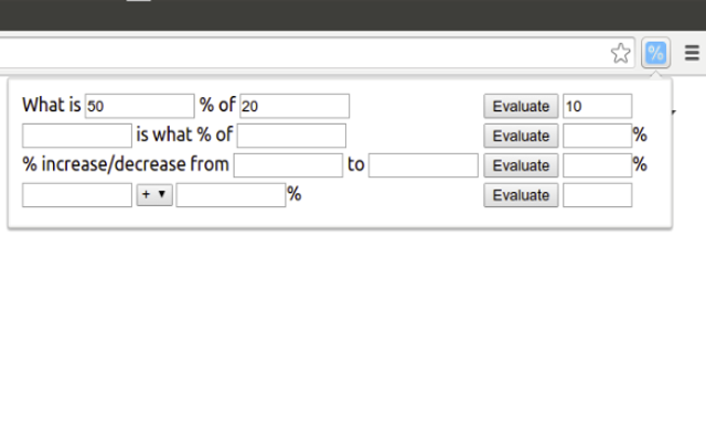 Percentage Calculator截图1