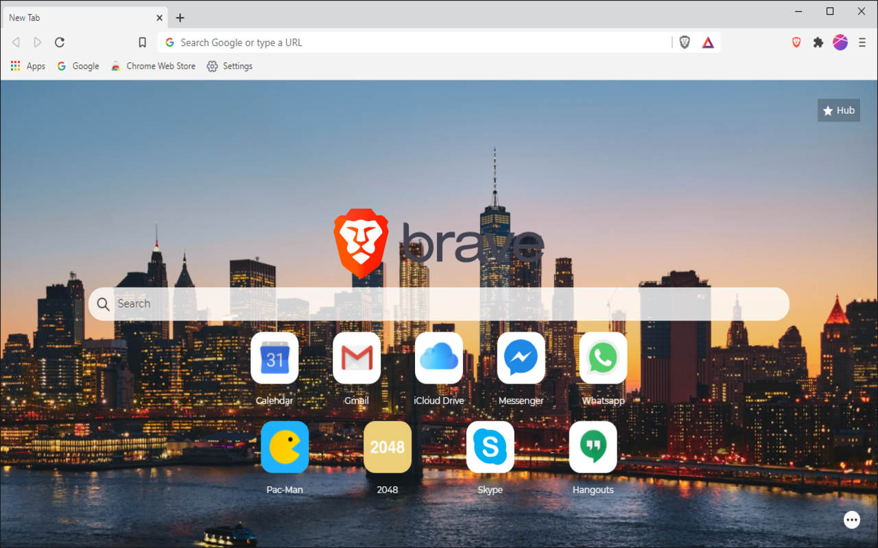 Brave Browser - New Tab Theme截图2