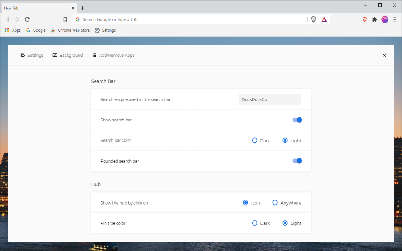 Brave Browser - New Tab Theme截图3