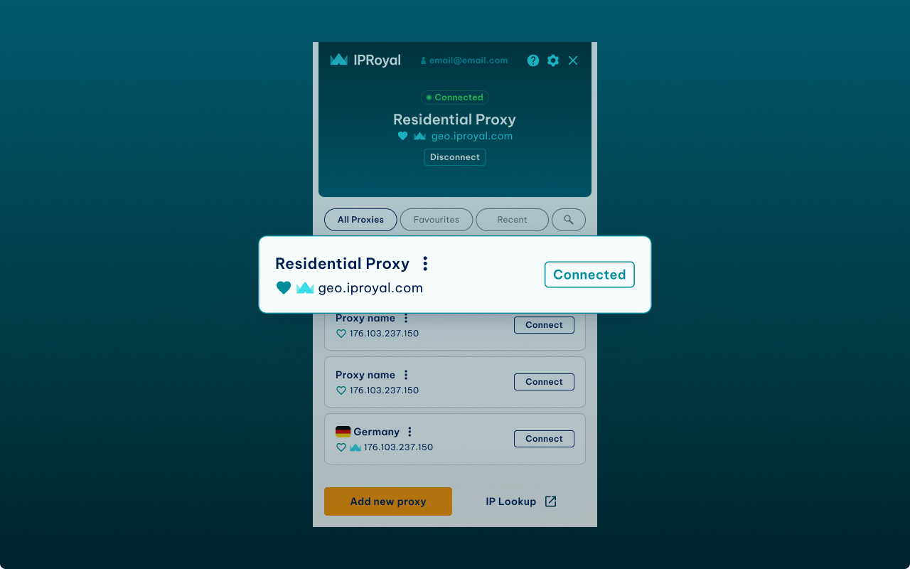 IPRoyal Proxy Manager截图1