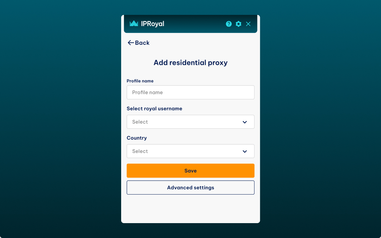 IPRoyal Proxy Manager截图3