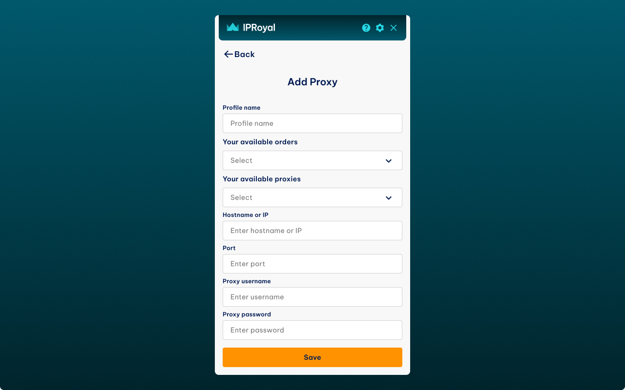 IPRoyal Proxy Manager截图5