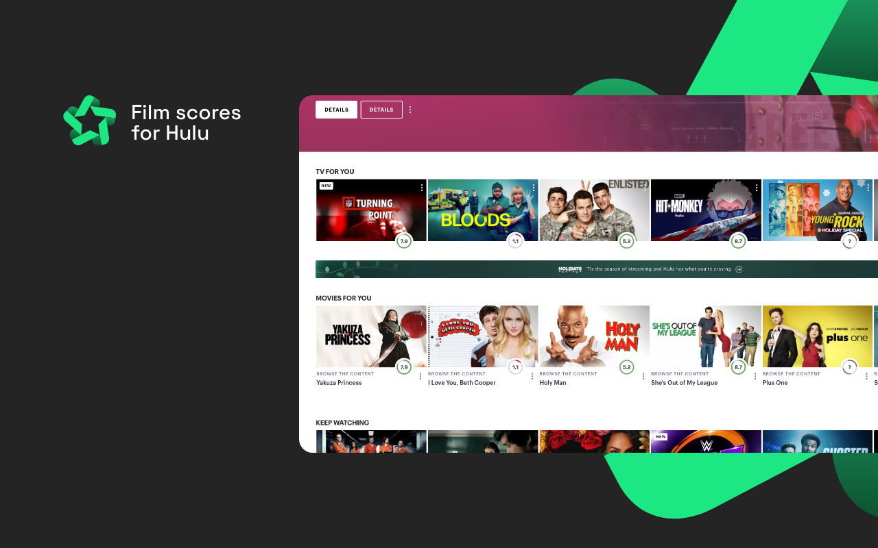 Film Scores for Hulu : IMDB ratings & more截图1
