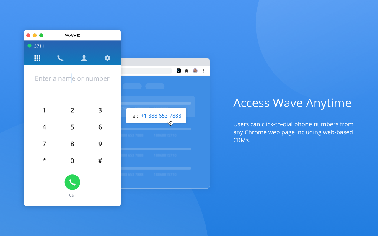 Grandstream Wave for Chrome截图2
