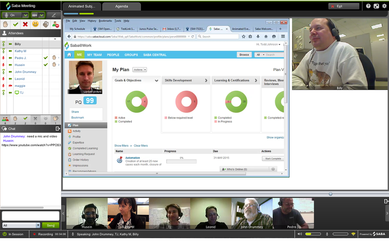 Saba Meeting Chrome Connector截图2