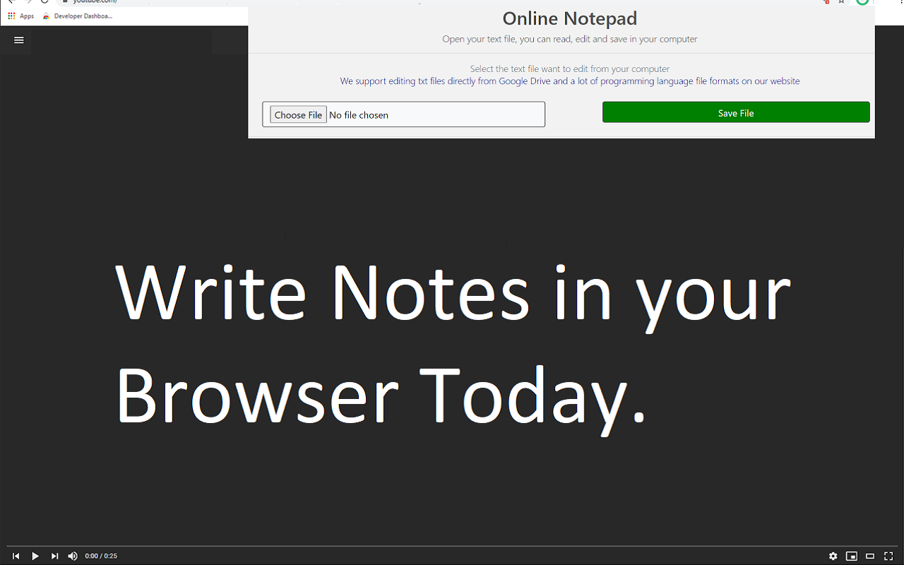 Google Chrome™在线记事本截图1