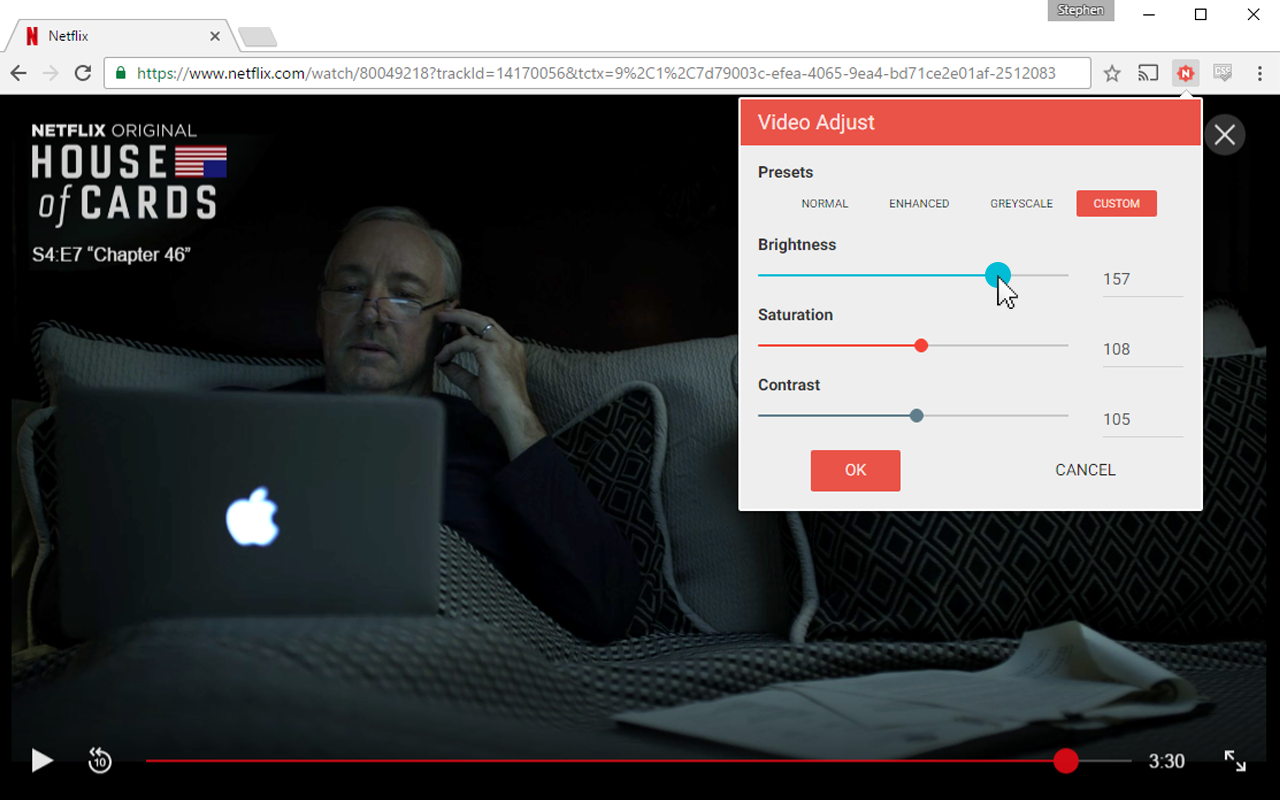 Video Adjust for Netflix截图2