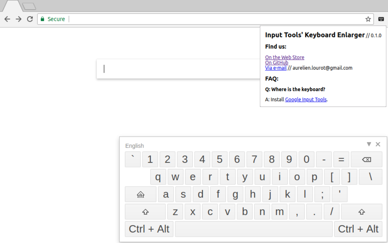 Input Tools' Keyboard Enlarger截图2