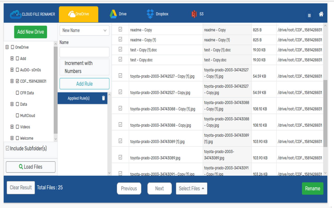 Cloud File Renamer Pro截图1