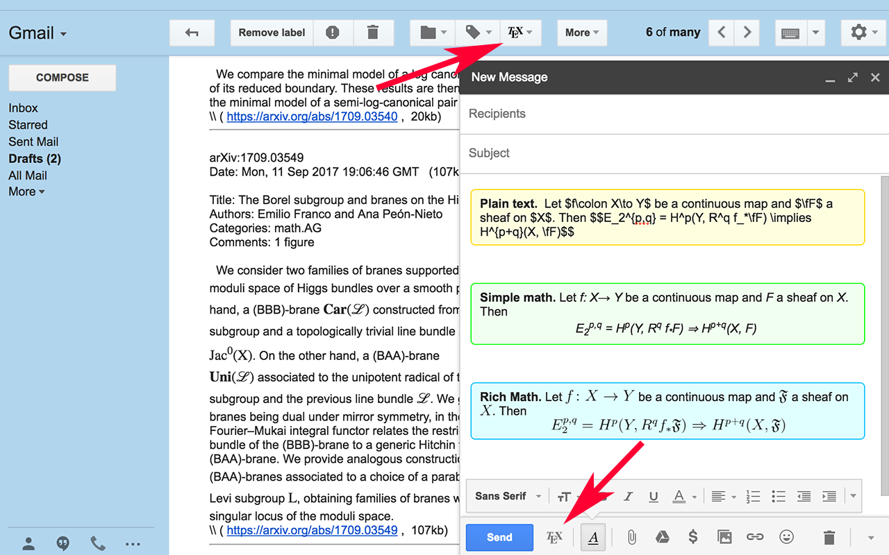 TeX for Gmail截图1