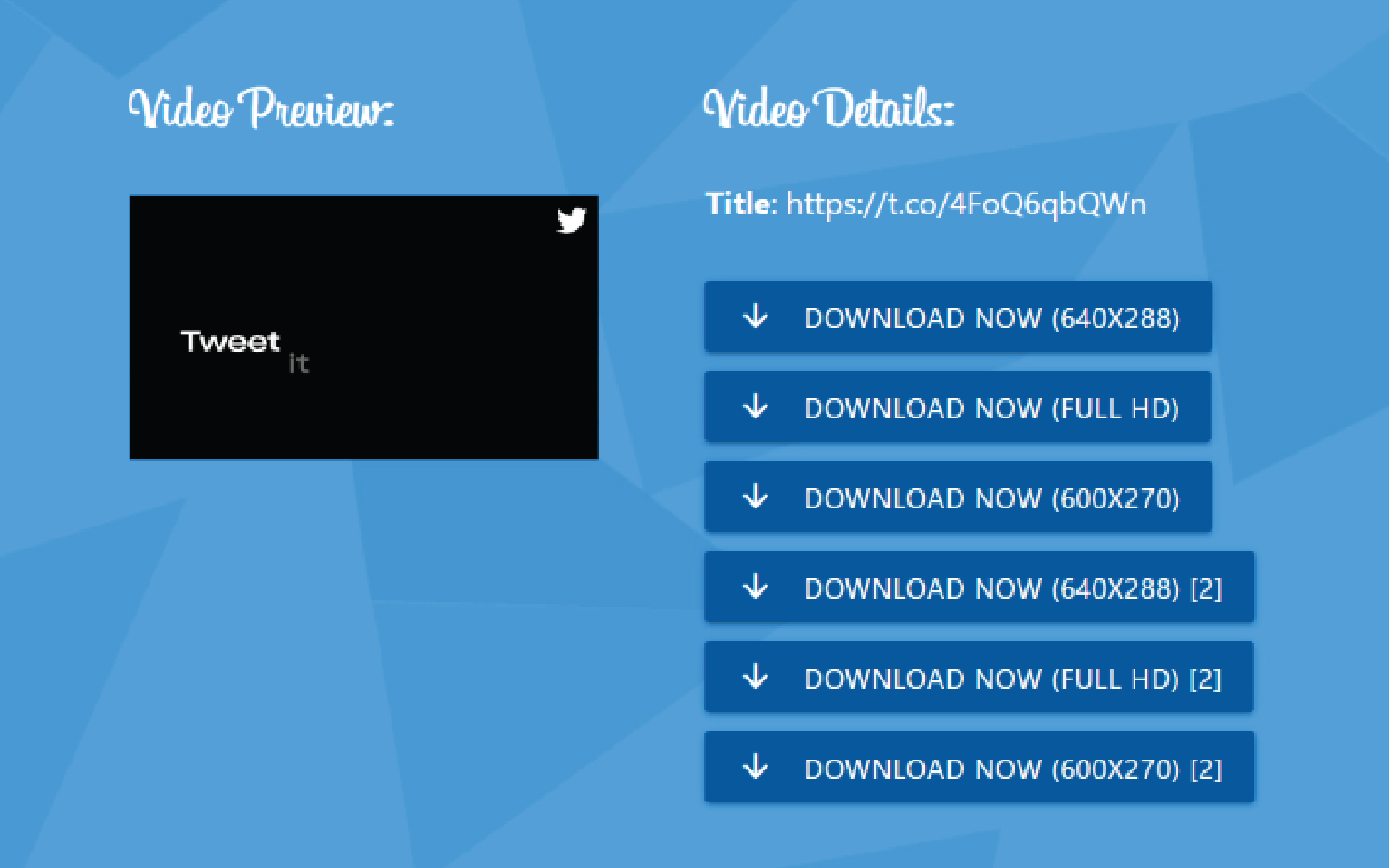Twitter Video Downloader By TwitterMate截图1