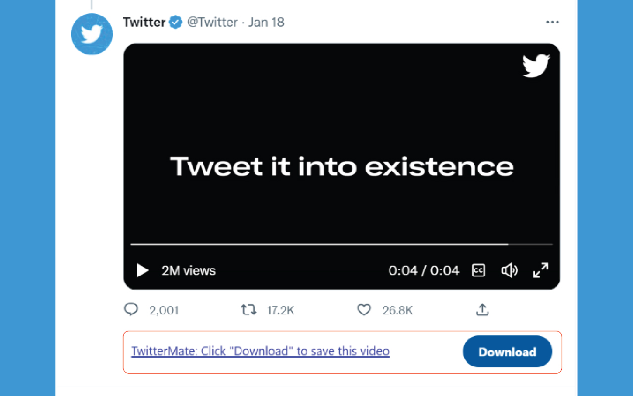 Twitter Video Downloader By TwitterMate截图2
