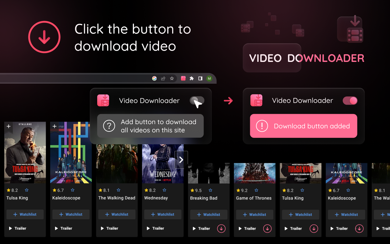 Video Downloader Button截图1