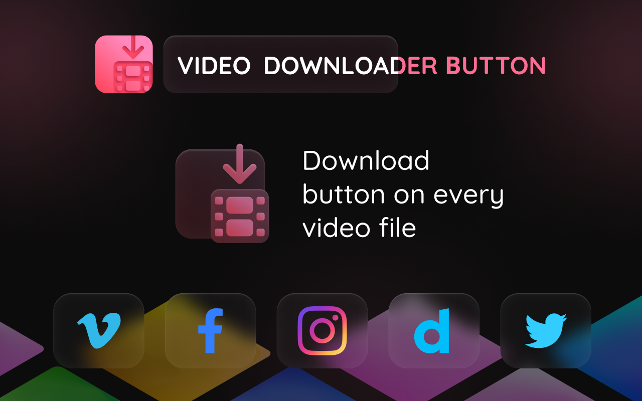 Video Downloader Button截图3