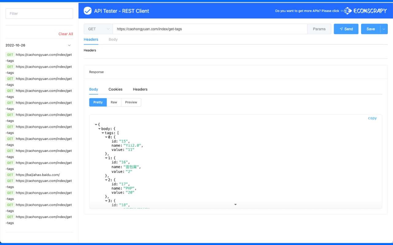 API Tester - REST Client Testing Tool截图1