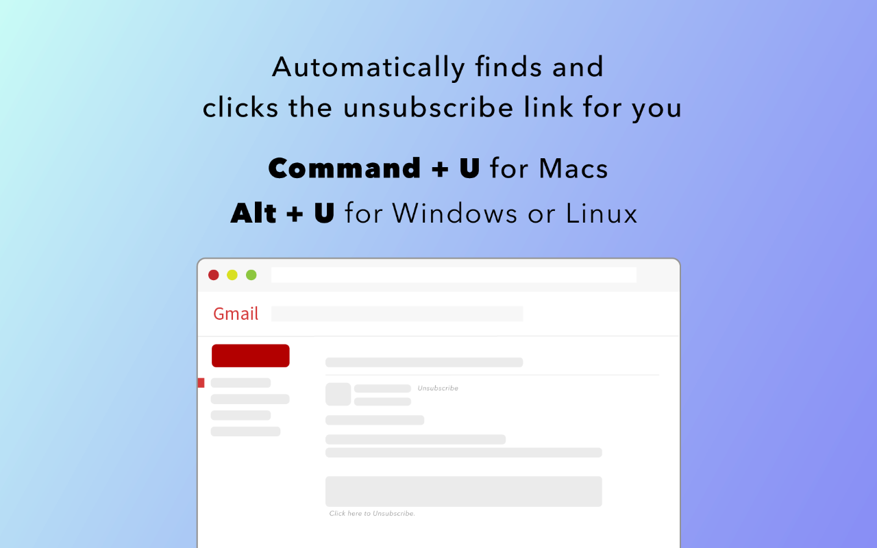 Gmail Unsubscribe截图1