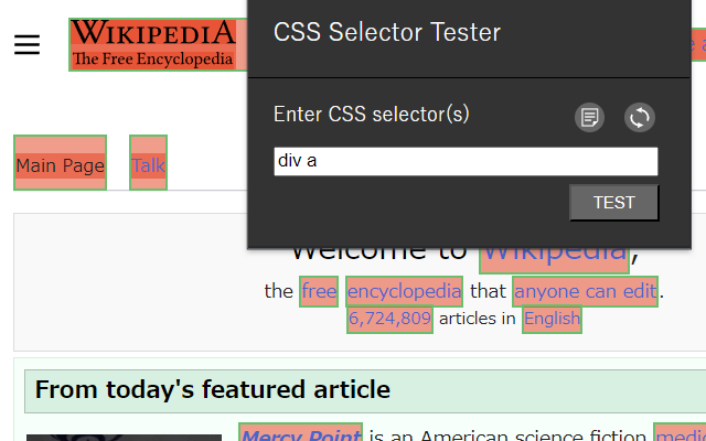 CSS Selector Tester截图3