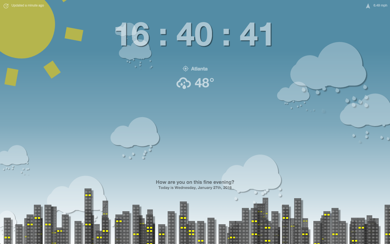 Current Weather - New Tab截图3