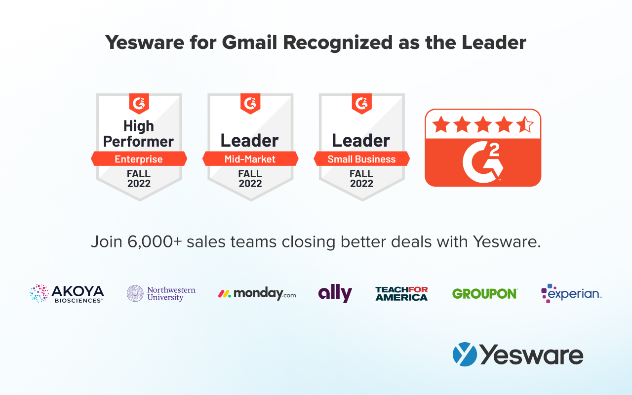 Yesware Sales Engagement截图4